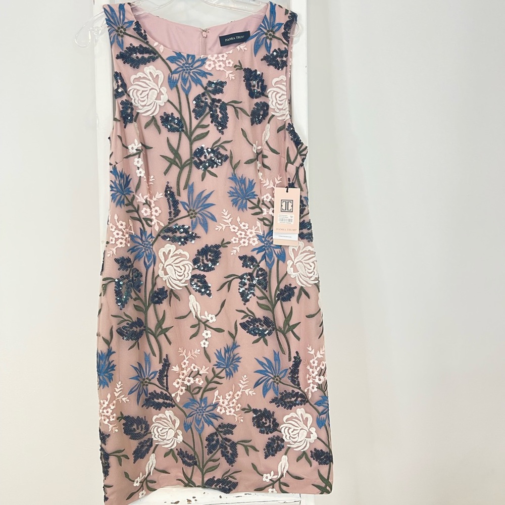 Ivanka Trump Embelished/Sleeveless Cocktail Dress (NWT)